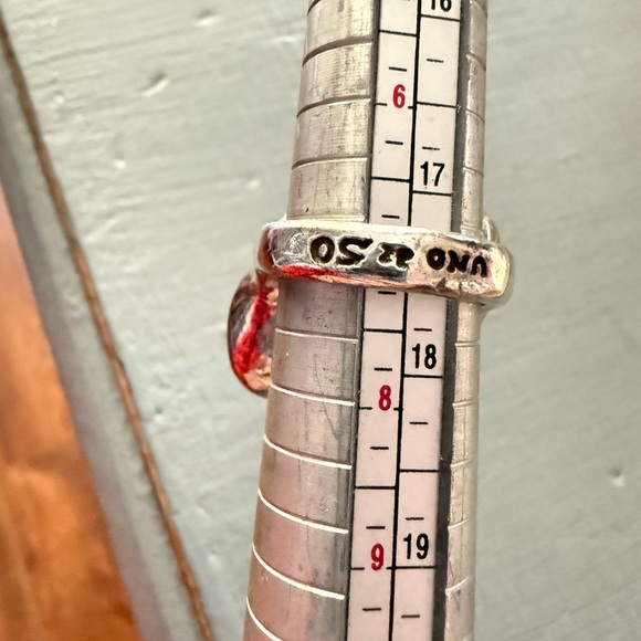 Uno de 50 Crystal Ring Size 7 - Picture 11 of 11
